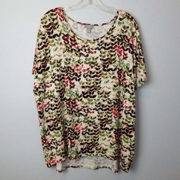 J Jill Wearever Collection XL stretch blouse - Picture 1 of 6